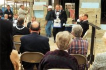 Bowman Library - cornerstone laying
